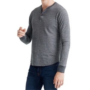 Madewell Doubledown Striped Henley Size XXL